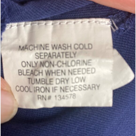 Vineyard Vines Blue Polo Shirt Large Mens Pima Cotton Plaid Underside Collar - Picture 6 of 8